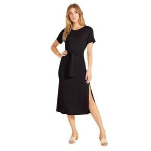 BB Dakota Black Before Midnight Short Sleeve MIDI dress